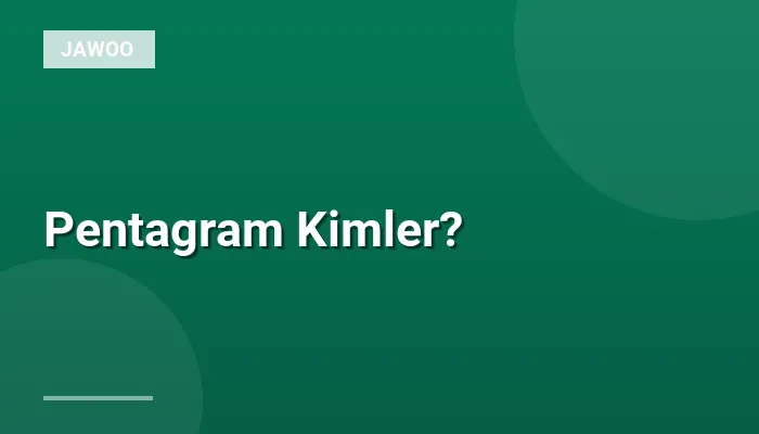 Pentagram Kimler?