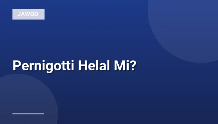 Pernigotti Helal Mi?
