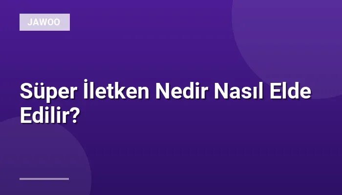 Süper İletken Nedir Nasıl Elde Edilir?